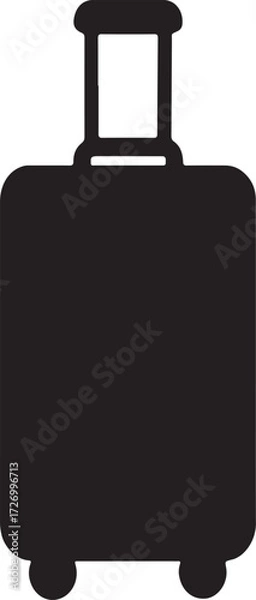 Obraz bag vector silhouette