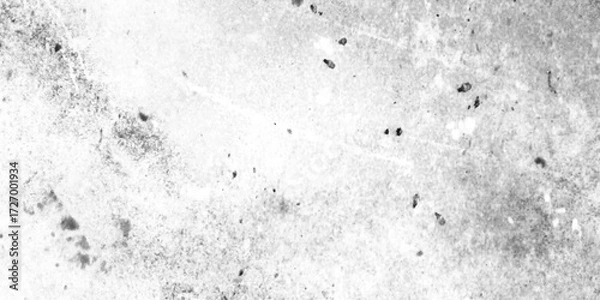 Fototapeta Grays and whites create a subtle, Soft grunge texture background of old concrete wall, grayscale mottled surface with dark gray and black splotches against a lighter gray background.