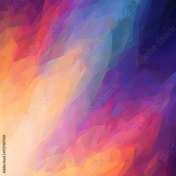 Fototapeta A dynamic and modern abstract background featuring a rich color gradient transitioning from warm to cool tones