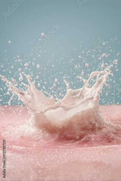 Fototapeta Minimalist splash with soft natural feeling