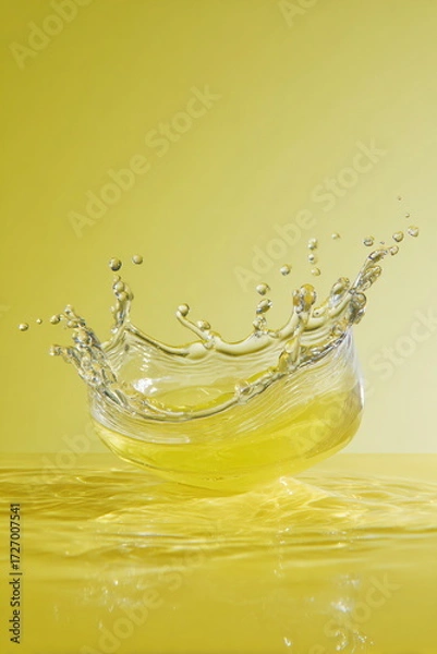 Fototapeta Minimalist splash with soft natural feeling