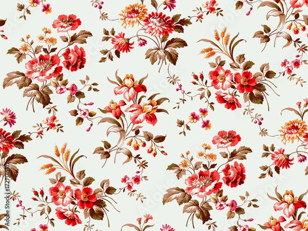 Obraz seamless pattern with flowers