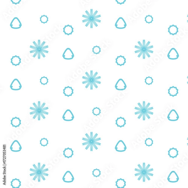 Fototapeta seamless pattern with snowflakes
