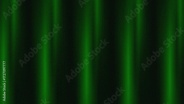 Fototapeta Abstract green lines of neon lights and shadows