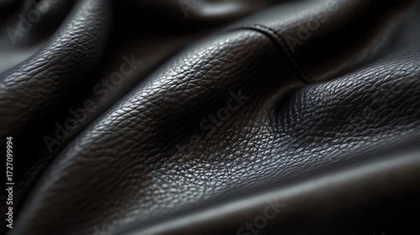 Fototapeta black leather background