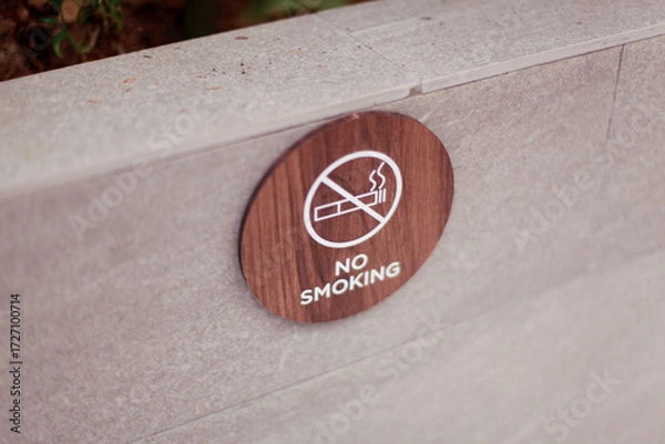 Fototapeta no smoking symbol in public areas