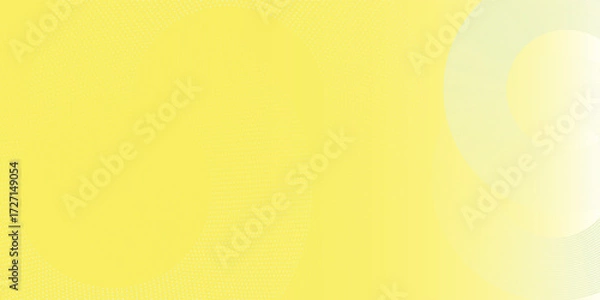 Fototapeta White yellow pastel gradient abstract background with modern circle