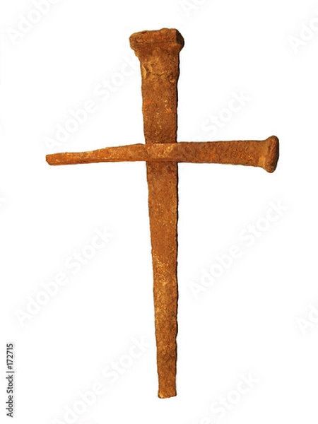 Obraz krzyż do paznokci