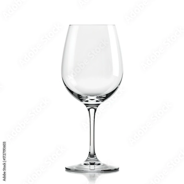 Fototapeta empty glass isolated on white