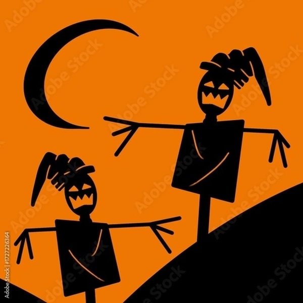 Fototapeta halloween party invitation card