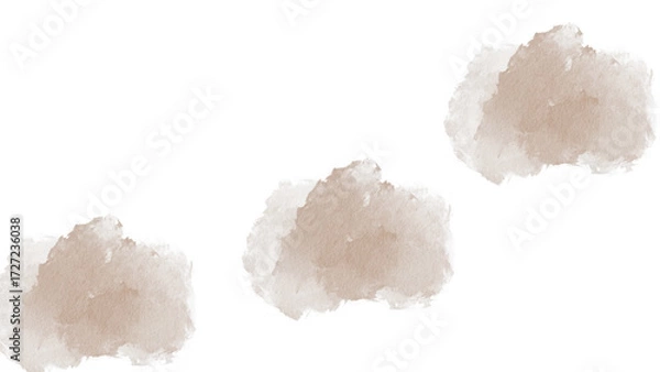 Fototapeta Watercolor stain effect texture vector illustration for graphic design and artistic projects usage element