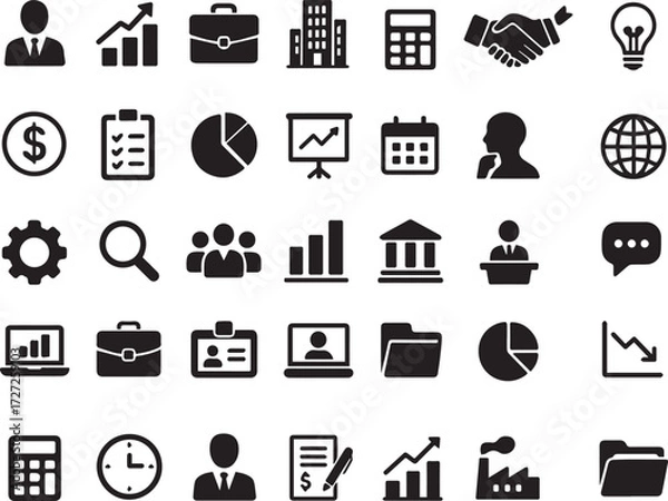 Obraz Business and Corporate Concept with Office, Finance, and Teamwork