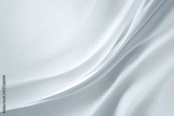 Fototapeta A soft white gradient that gently transitions into light gray, creating an airy, calm, and modern minimal atmosphere.