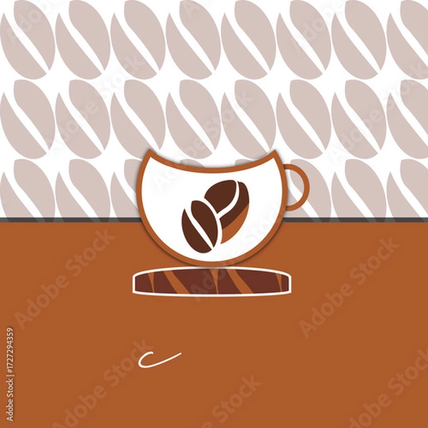 Obraz International coffee day post template