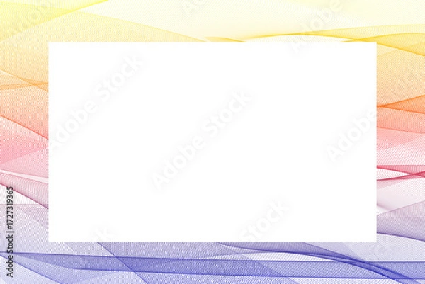 Fototapeta Abstract Lines Frame Background