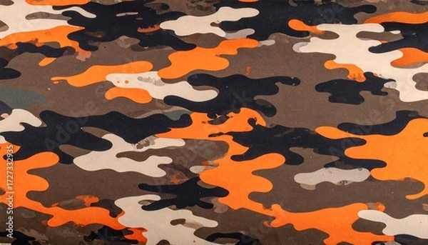 Obraz Abstract camouflage pattern (9)