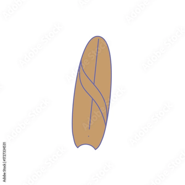 Fototapeta  surfing icon vector design flat