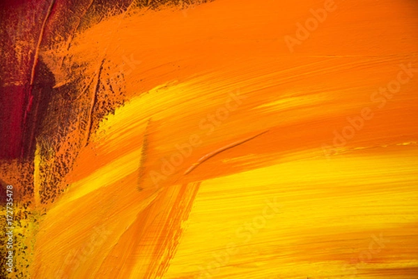 Obraz Abstract color acrylic painting detail