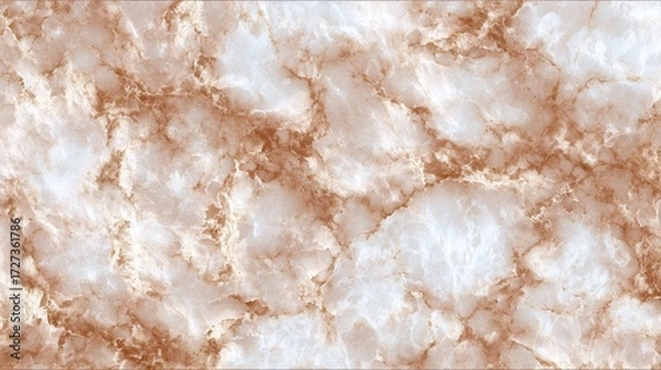 Fototapeta This texture combines a beige marble background with grainy fade overlays, distinctive brown veins, and a centrally located bright area
