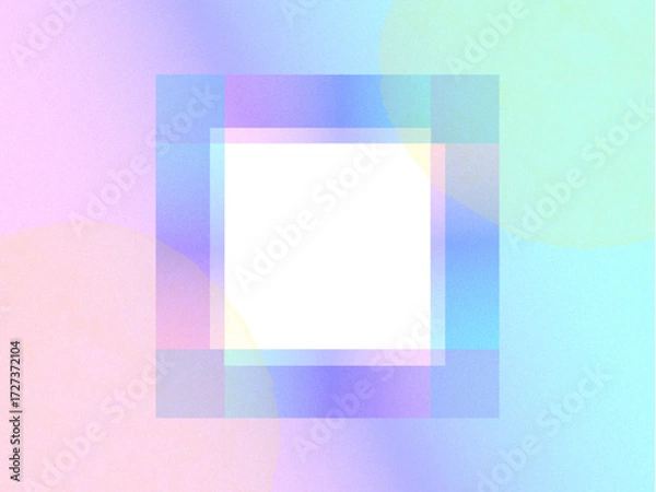 Fototapeta ピンクと水色のノイズブラーのグラデーション背景