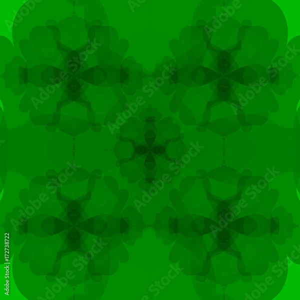 Obraz Trippy psychedelic seamless pattern vector illustration