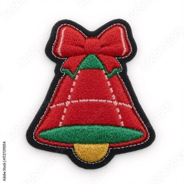 Fototapeta PatchChristmas, PatchBell, PatchHandmade, PatchSewing, PatchNeedlework, PatchStitching, PatchTextile, PatchFabric, PatchThread, PatchYarn, PatchWeaving, PatchApplique, PatchCraft, PatchDecorative, Pat