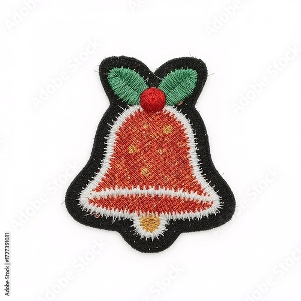 Fototapeta PatchChristmas, PatchBell, PatchHandmade, PatchSewing, PatchNeedlework, PatchStitching, PatchTextile, PatchFabric, PatchThread, PatchYarn, PatchWeaving, PatchApplique, PatchCraft, PatchDecorative, Pat