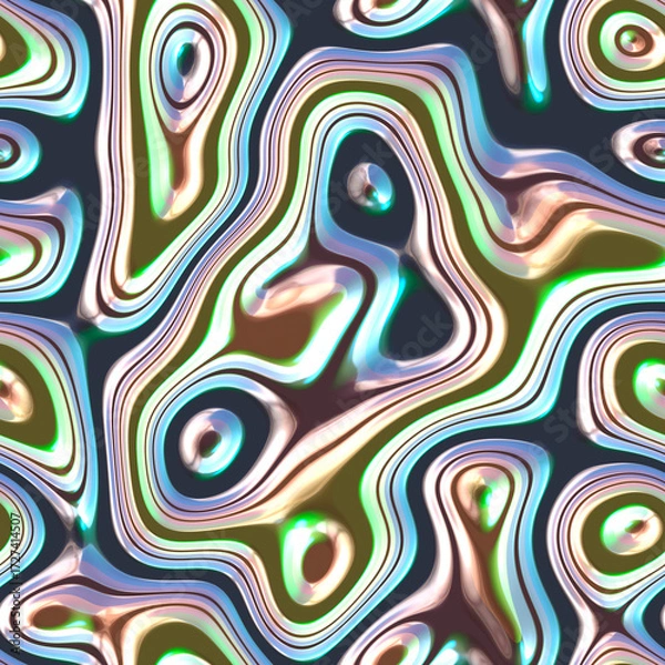 Fototapeta Multicolored seamless background. Modern stylish abstract texture.