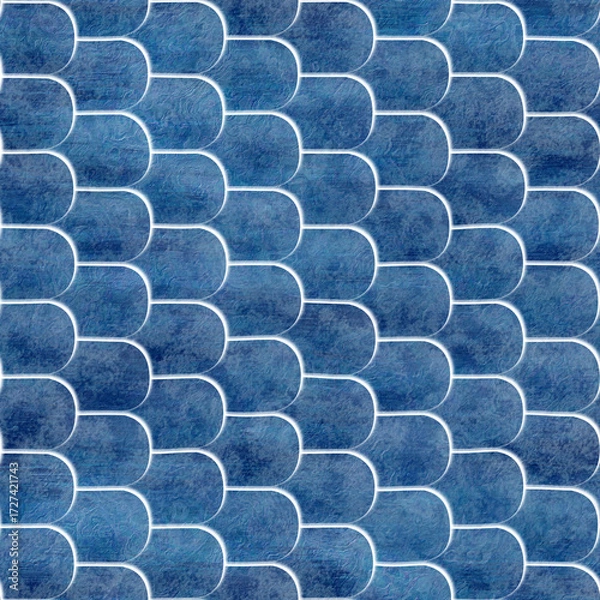 Fototapeta Repeating tile texture for prints, textiles, wallpaper, website etc. High resolution photo filter.