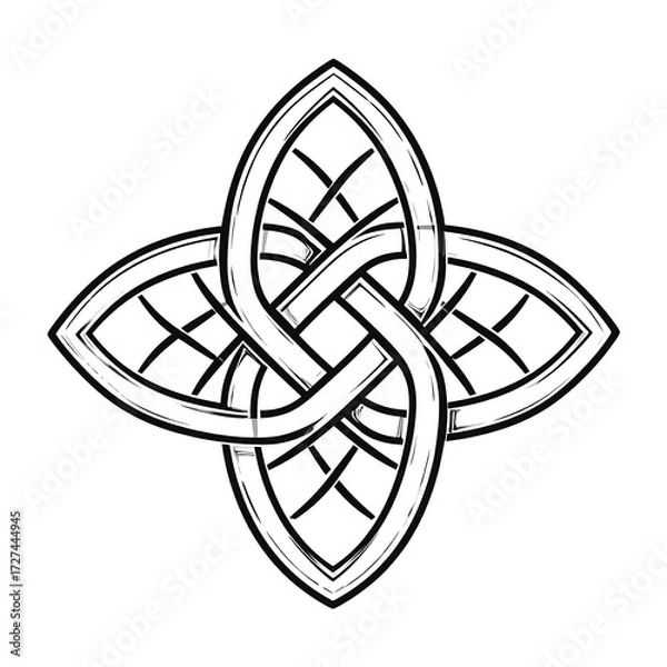 Obraz Intricate Celtic knot design