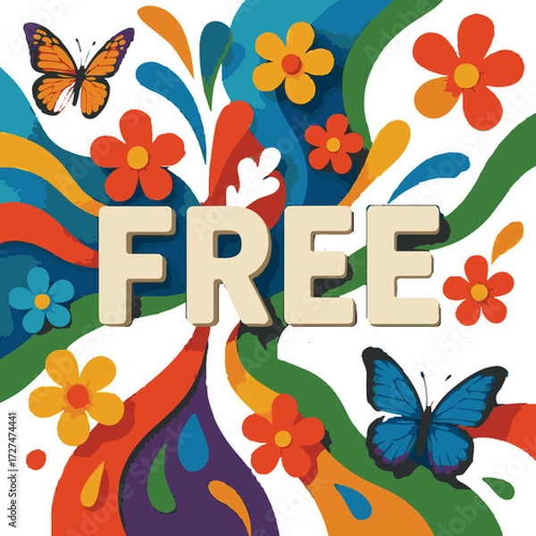 Obraz Free Advertisement