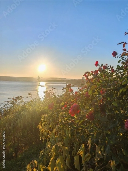 Fototapeta Nice view from Varna and Black sea