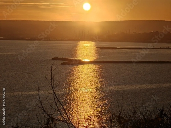 Fototapeta Nice view from Varna and Black sea