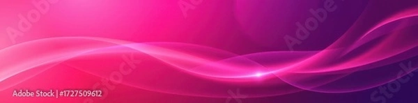 Fototapeta Vibrant pink and magenta gradient background, abstract swirling design, perfect for website banners, presentations, or digital art, design, creative