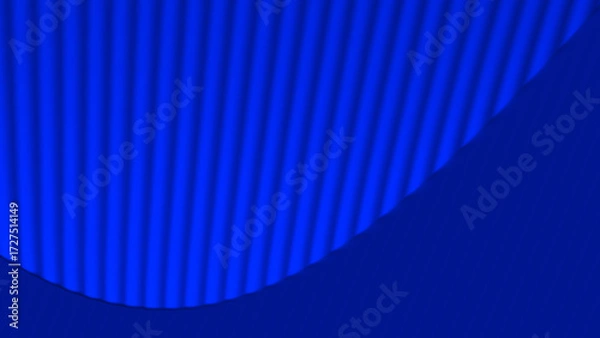 Fototapeta Abstract Blue Wave Pattern with Diagonal Lines