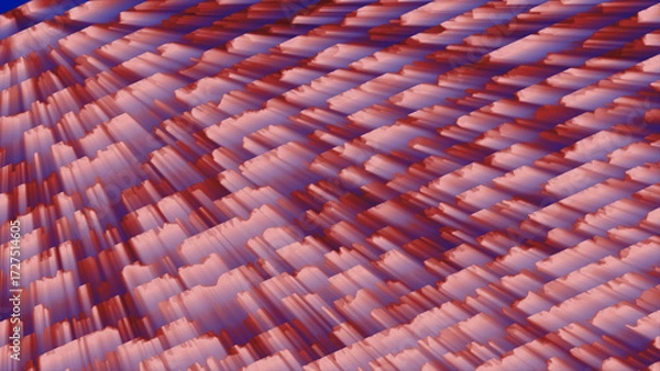 Fototapeta Dynamic Abstract Digital Art with Colorful Patterns