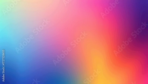 Fototapeta Abstract gradient background with vibrant color transitions, perfect for website banners, presentations, and digital art, blend, art, banner