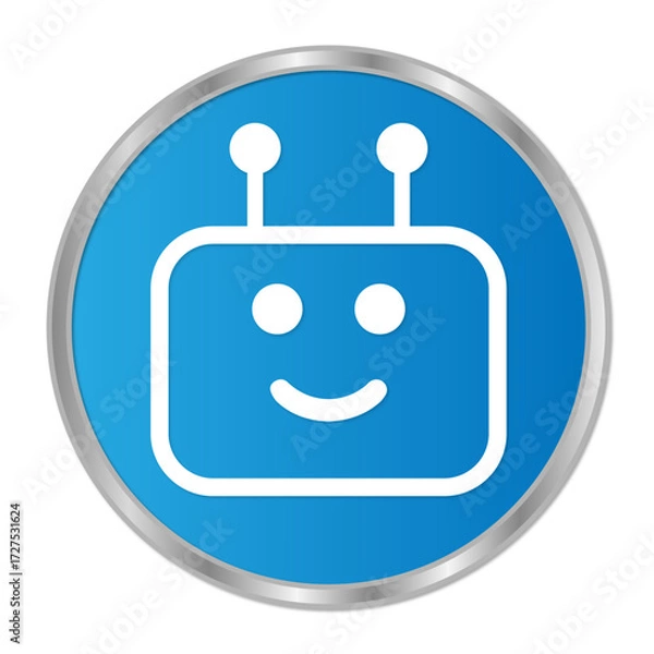 Obraz AI Agent Roboter Icon