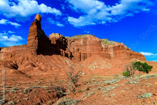 Obraz Layered geological formations of red rocks in Canyonlands National Park is in Utah near Moab