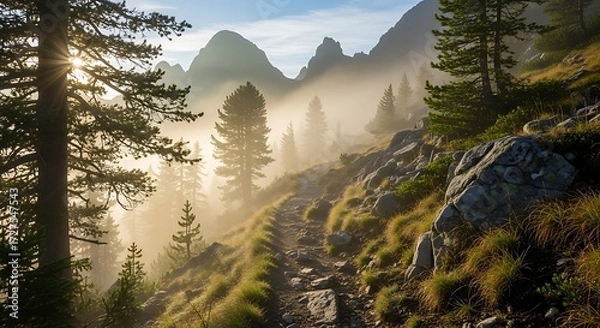 Obraz Mountain Trail Mist.