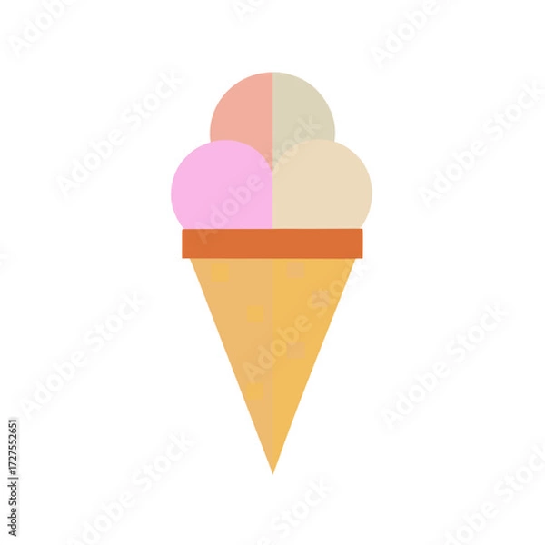 Obraz vector ice cream
