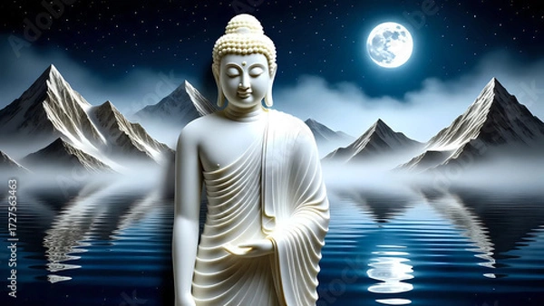Obraz Lord buddha statue