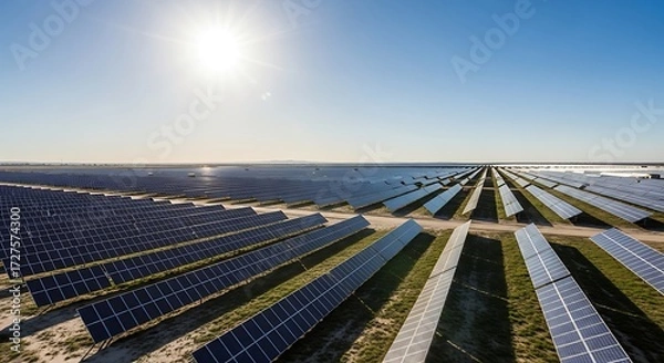 Obraz Solar Farm Renewable Power.