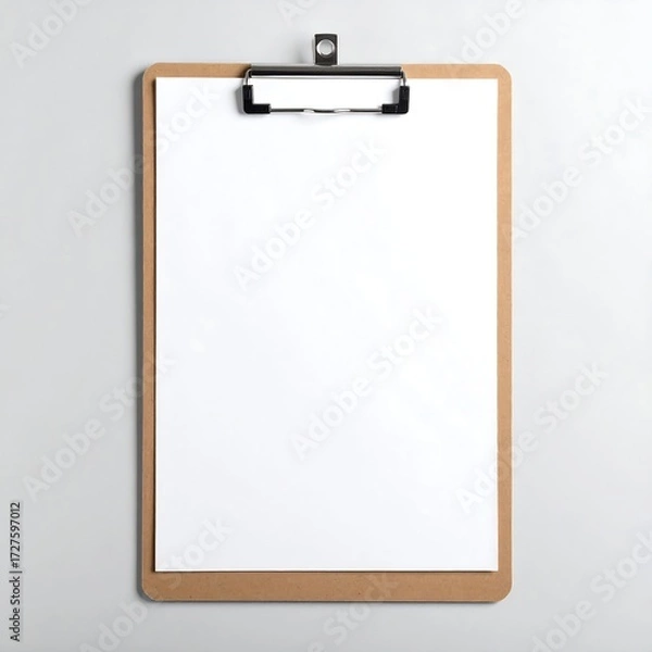 Obraz Clipboard with blank paper