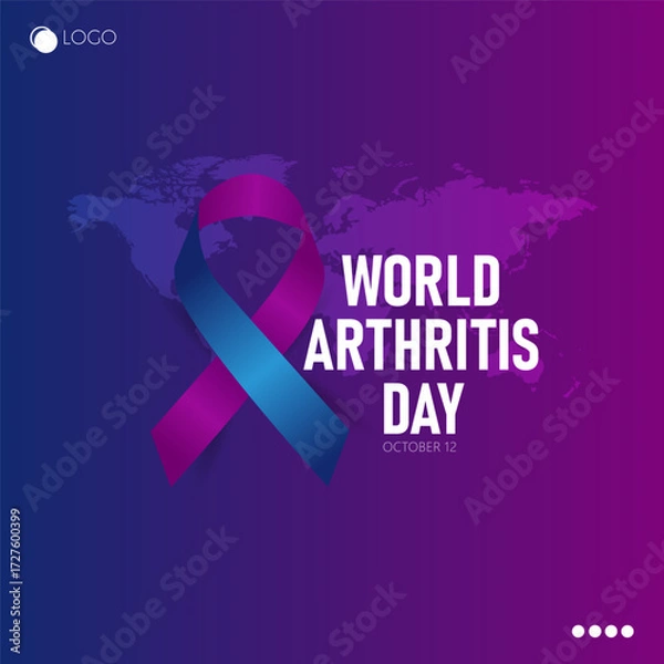 Fototapeta World Arthritis Day, observed on October 12th, aims to raise awareness about arthritis, support those affected, and promote early diagnosis, treatment, and improved quality of life.