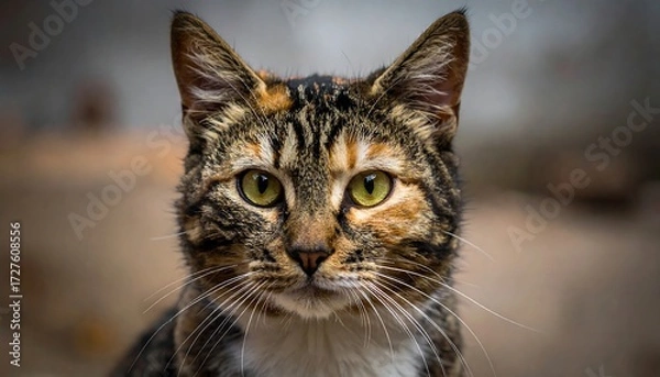 Obraz Close-up cat portrait