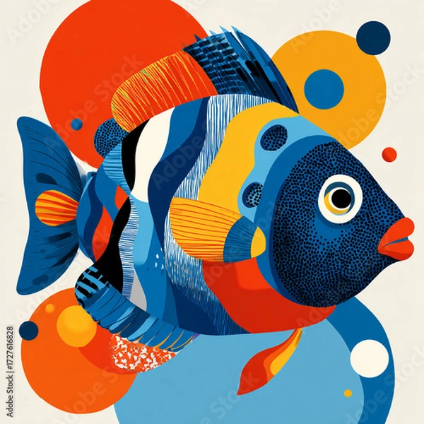 Fototapeta Fish - An aquatic creature with fins