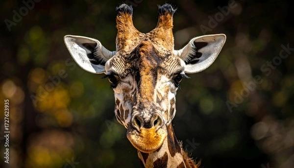 Obraz Close-up giraffe portrait