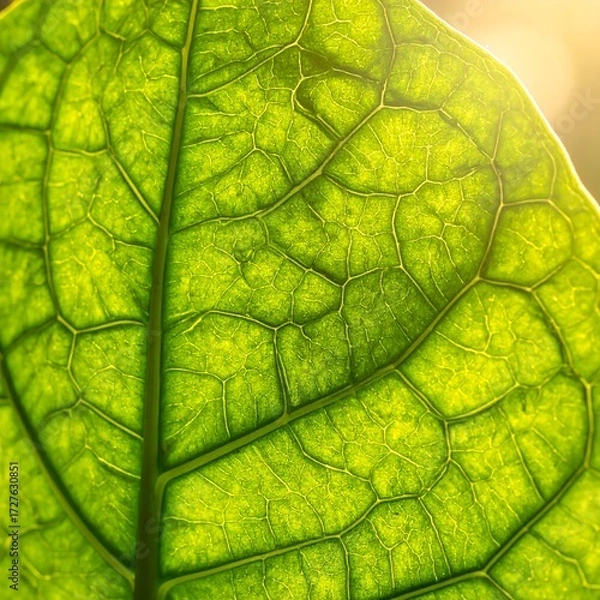 Obraz Close-up leaf veins (2)