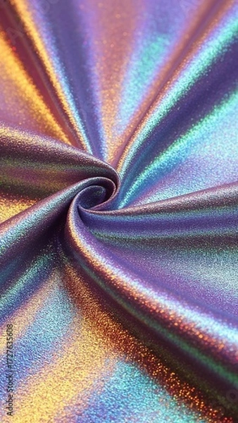 Obraz Twisted colorful fabric background